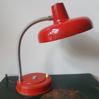 Knalrode Bureaulamp | Jaren ‘60