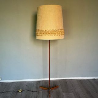 Teakhouten Vloerlamp | Jaren ‘60