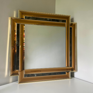 Spiegel Vierkant Art Deco – Schöninger | Jaren ‘70