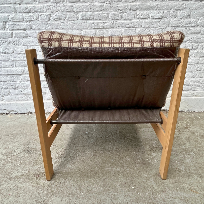 Lounge stoel – Zweeds | jaren ‘70 - Afbeelding 3