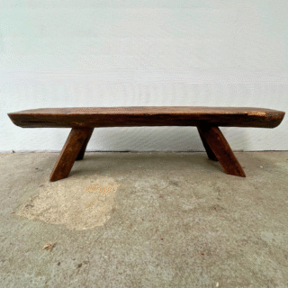 Houten bank | antiek