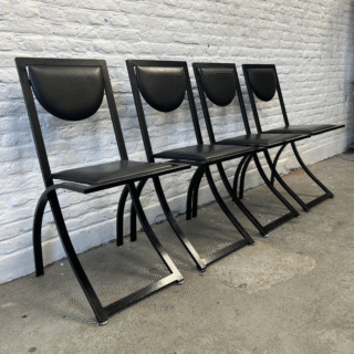 Set (4) design stoelen ‘Sinus’ – KFF | jaren ‘80