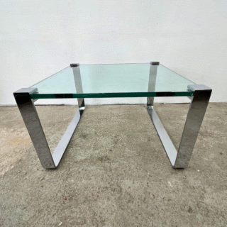 Bijzet- of Salontafel glas – Draenert, 1022 | jaren ‘60