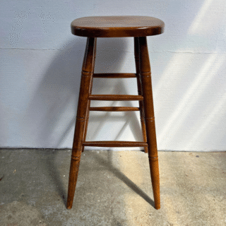 Vintage barkruk hout *5 stuks* | jaren ‘60