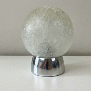 Tafellamp bol, chroom – Doria Leuchten *2 stuks* | jaren ‘60