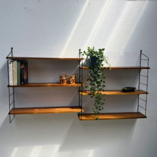 Dubbel wandrek met 6 planken | jaren ‘60