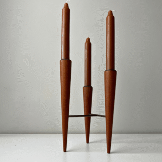 Kandelaar teak  | jaren ‘60