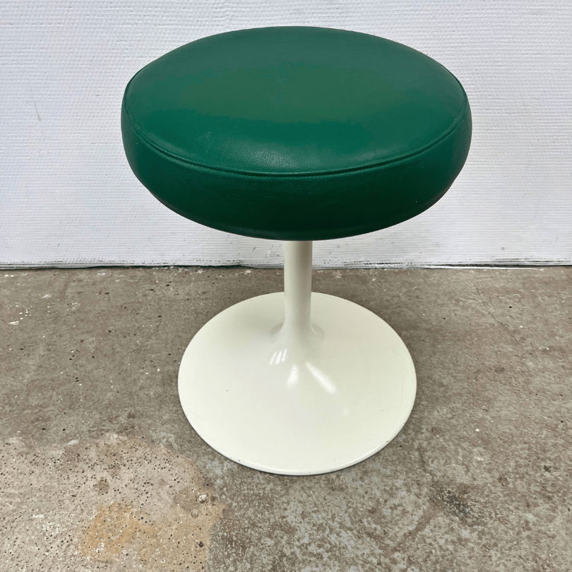 Tulpkrukje met groene zitting *2 stuks* | jaren ‘70 - Afbeelding 2