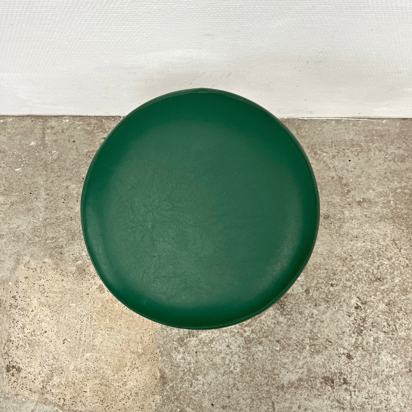 Tulpkrukje met groene zitting *2 stuks* | jaren ‘70 - Afbeelding 3