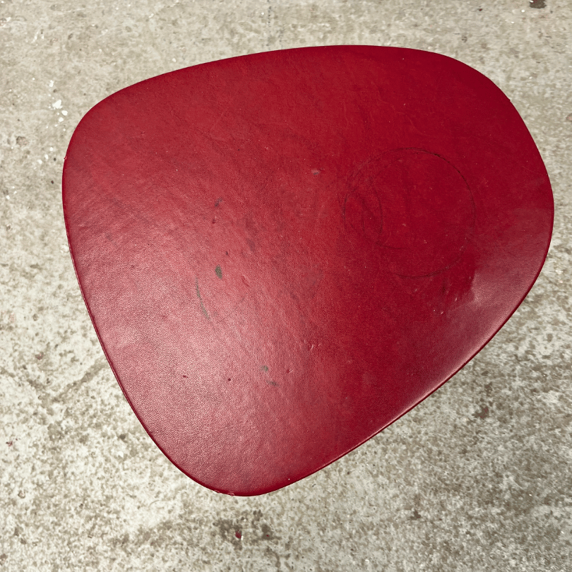 Plantentafeltje – bordeauxrood | jaren ‘50 - Afbeelding 5