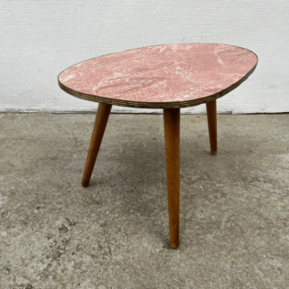 Plantentafeltje – roze marmer | jaren ‘50