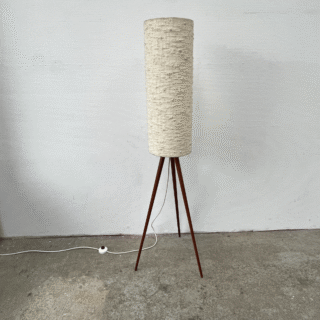Vloerlamp teak  – tripod | jaren ‘60