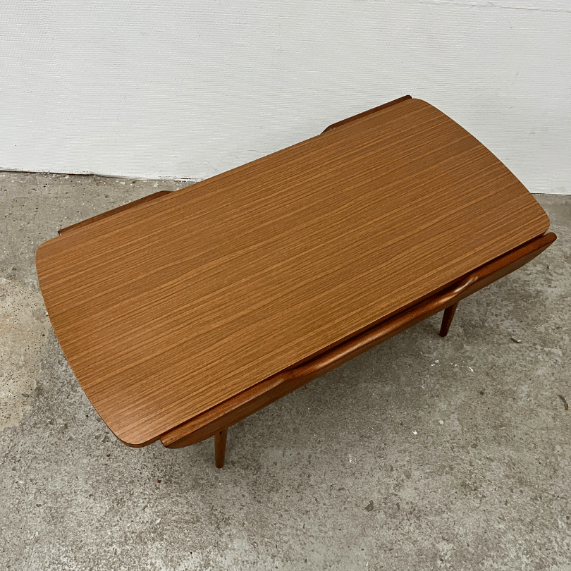 Salontafel teak met omkeerbaar blad | jaren ‘60 - Afbeelding 5