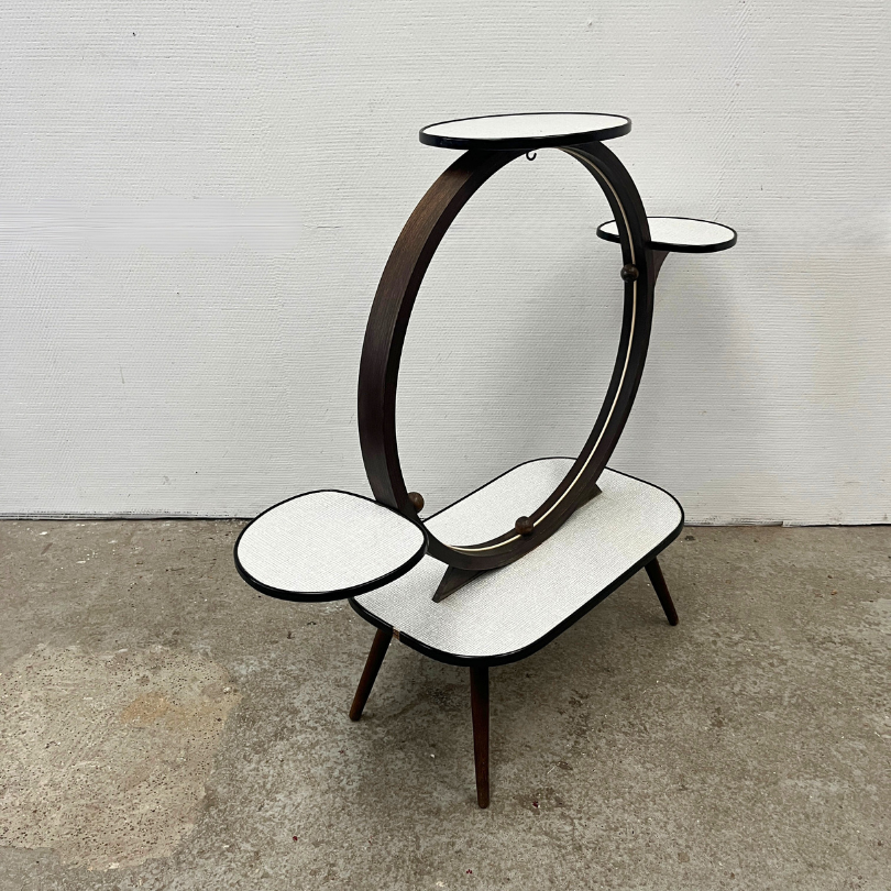 Plantentafel cirkel, zwart-wit | jaren ‘60 - Afbeelding 4