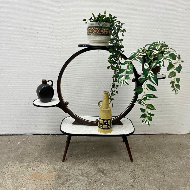 Plantentafel cirkel, zwart-wit | jaren ‘60