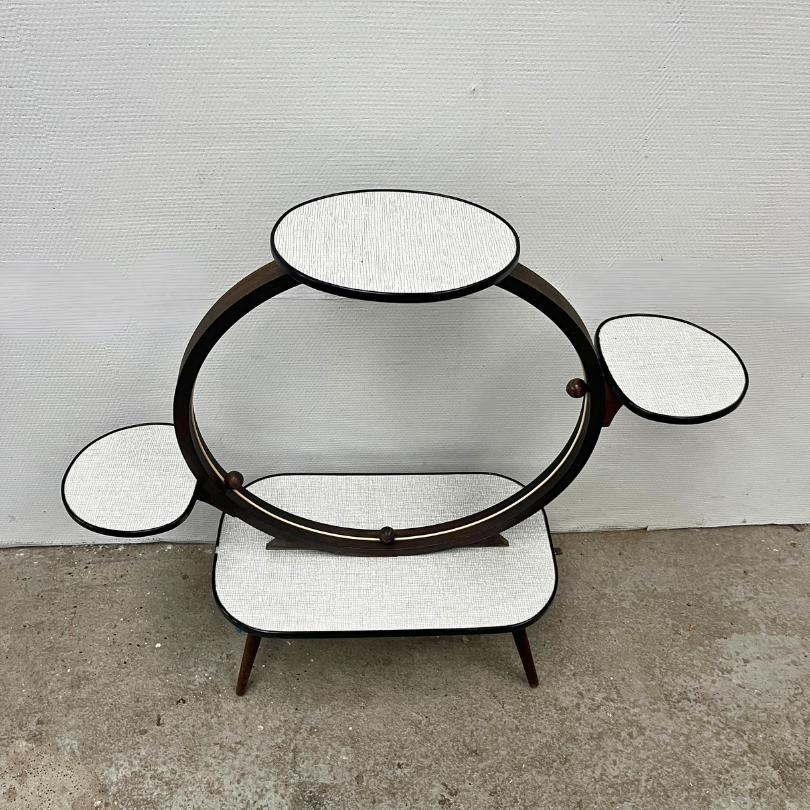 Plantentafel cirkel, zwart-wit | jaren ‘60 - Afbeelding 5