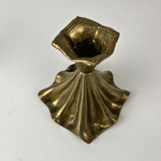 Kandelaar, servet – messing *2 stuks* | jaren ‘70