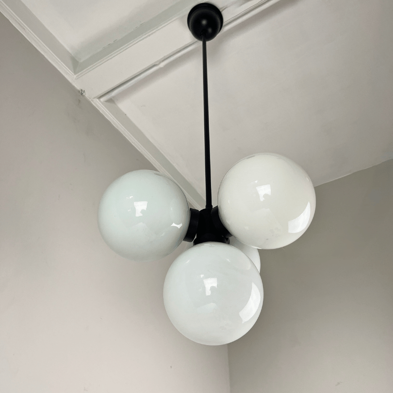 Hanglamp glazen bollen | jaren ‘70