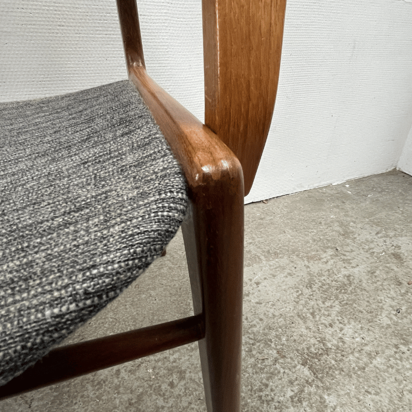 Set (4) eetkamerstoel teak – Wilkhahn | jaren ‘60 - Afbeelding 6