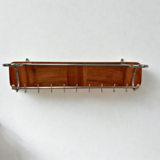 Wandkapstok chroom | jaren ‘50