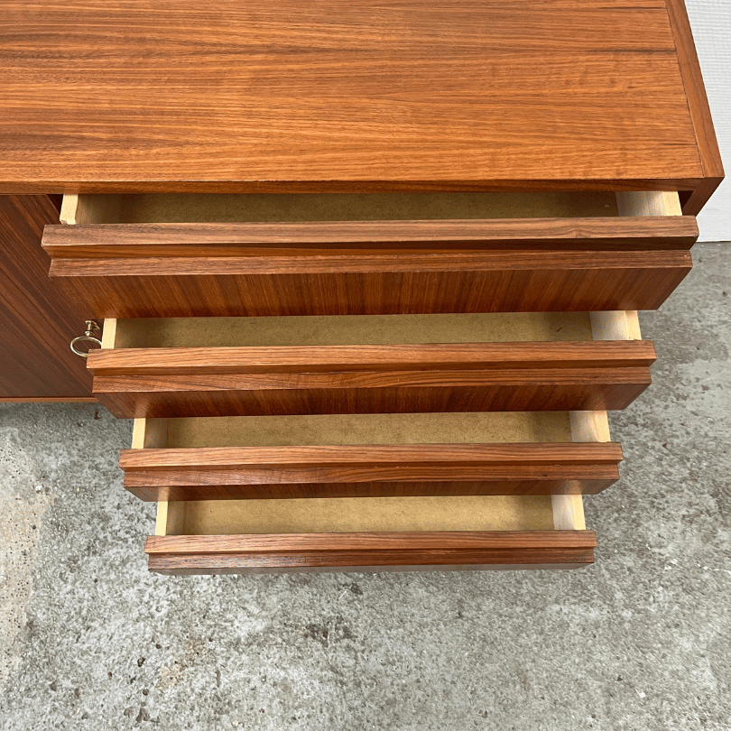 Dressoir met blinde lades – teak | jaren ‘60 - Afbeelding 4