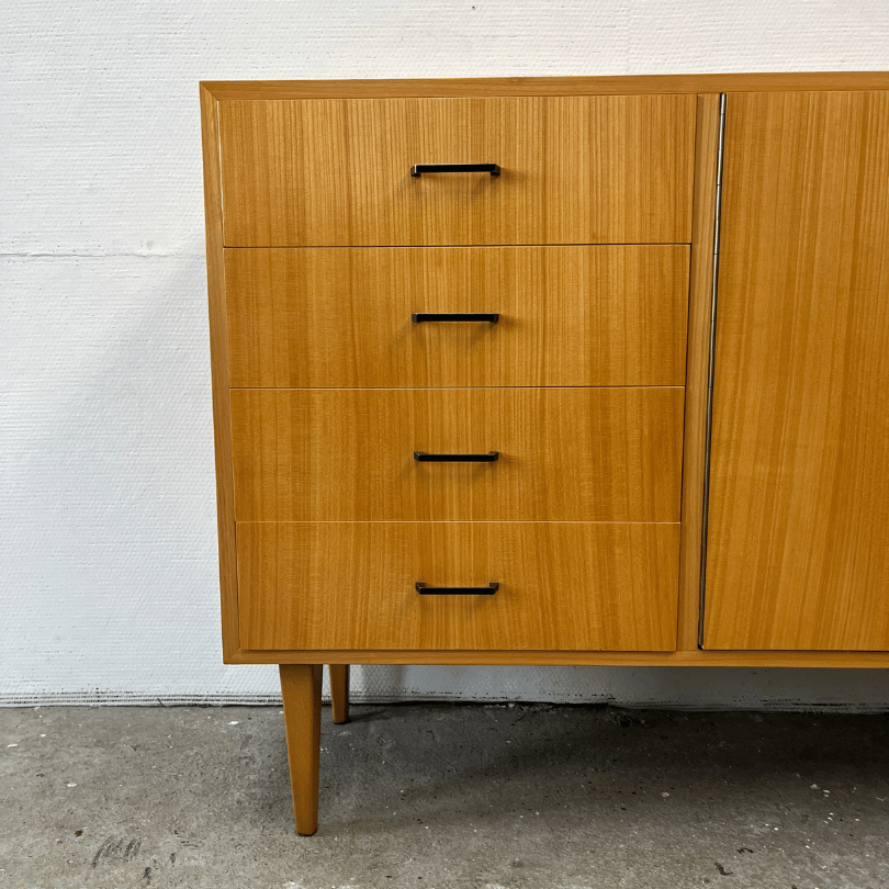 Dressoir – licht hout | jaren ‘60 - Afbeelding 3
