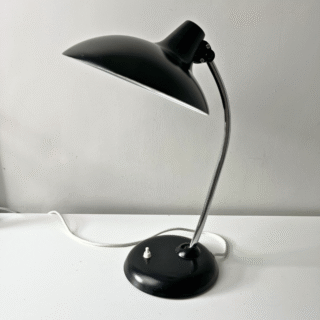 Bureaulamp Idell 6786 – zwart | jaren ‘60