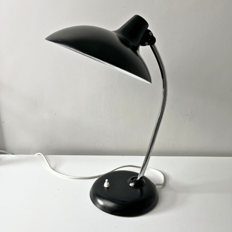 Bureaulamp Idell 6786 – zwart | jaren ‘60