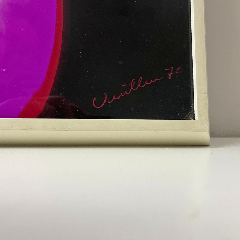 Set (2) vintage kunstwerken ‘vrouw’ | jaren ‘70 - Afbeelding 5