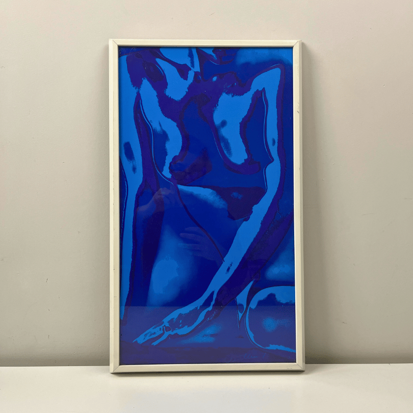 Set (2) vintage kunstwerken ‘vrouw’ | jaren ‘70 - Afbeelding 2