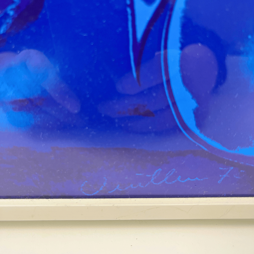 Set (2) vintage kunstwerken ‘vrouw’ | jaren ‘70 - Afbeelding 3