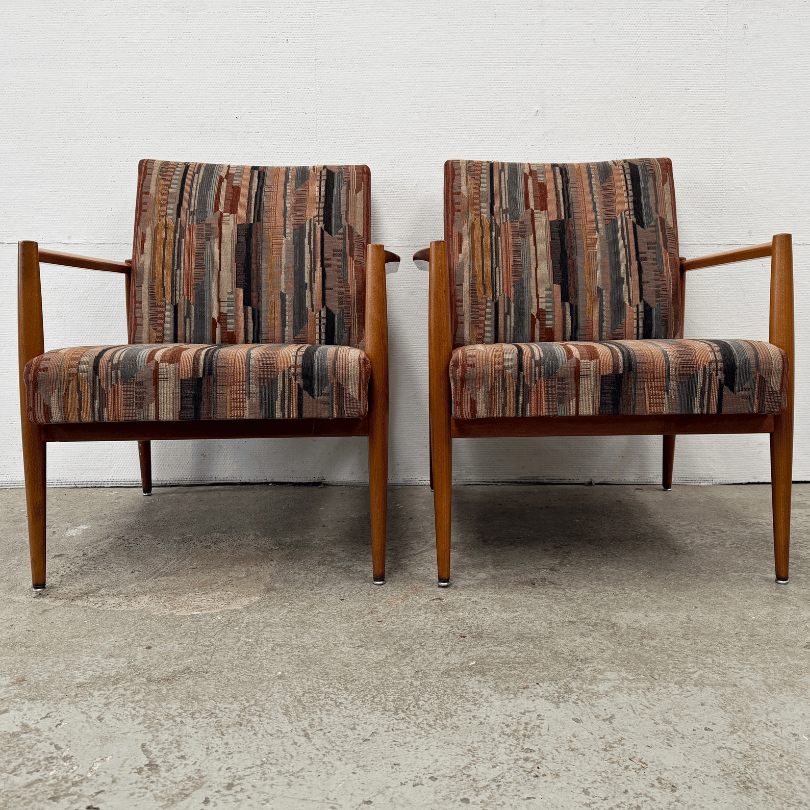 Fauteuil hout – meerkleurig *2 stuks* | jaren ‘60 - Afbeelding 8