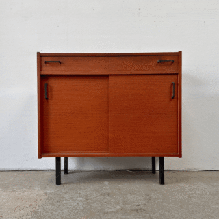 Schoenenkast met lades, teak | jaren ‘60