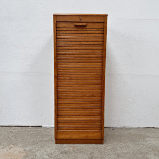 Roldeurkast – hoog, hout | jaren ‘50