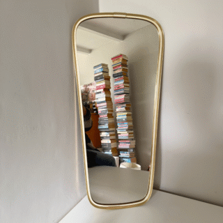Wandspiegel – goud | jaren ‘60