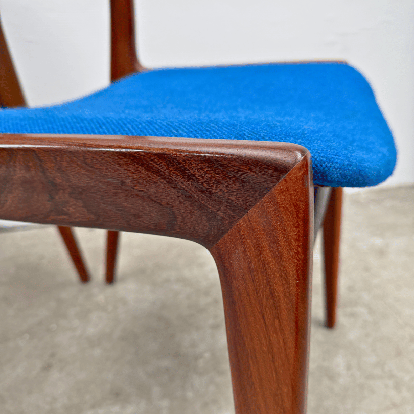 Set (6) eetkamerstoelen, teak – H. Lohmeyer, Wilkhahn | jaren ‘60 - Afbeelding 6