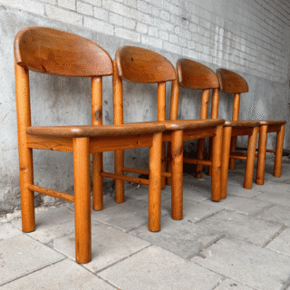 Set (4) grenen stoelen – Daumiller | jaren ’70