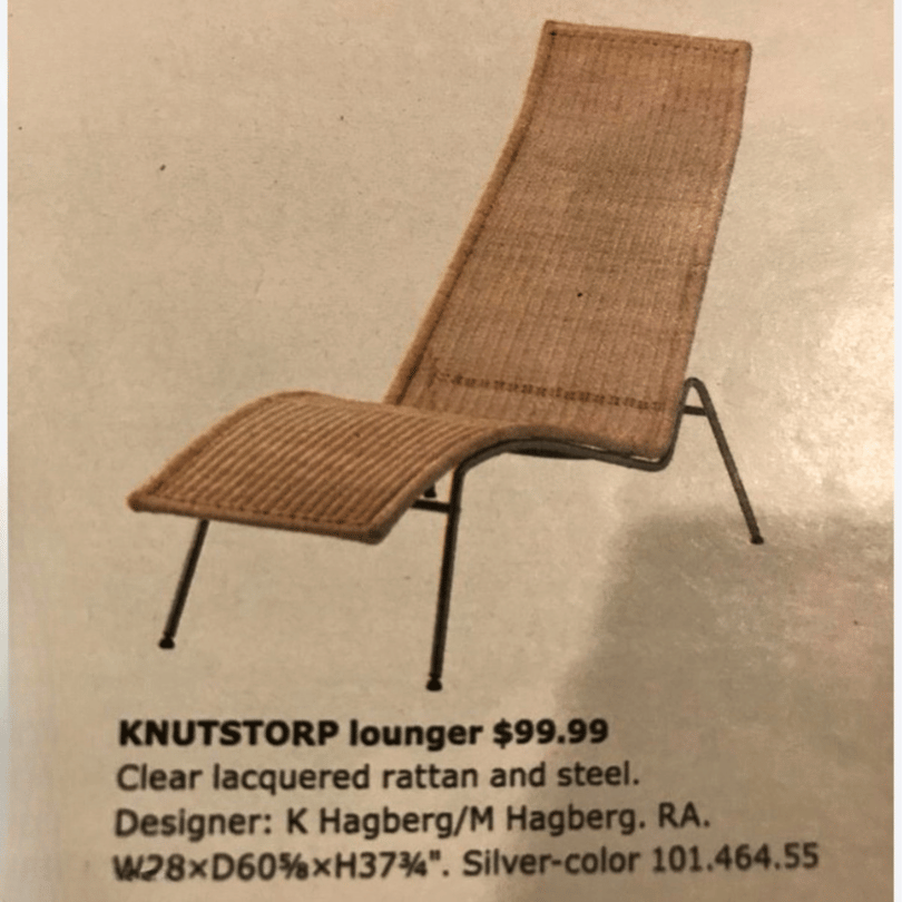 Lounge stoel KNUTSTORP – IKEA | 2011 - Afbeelding 6