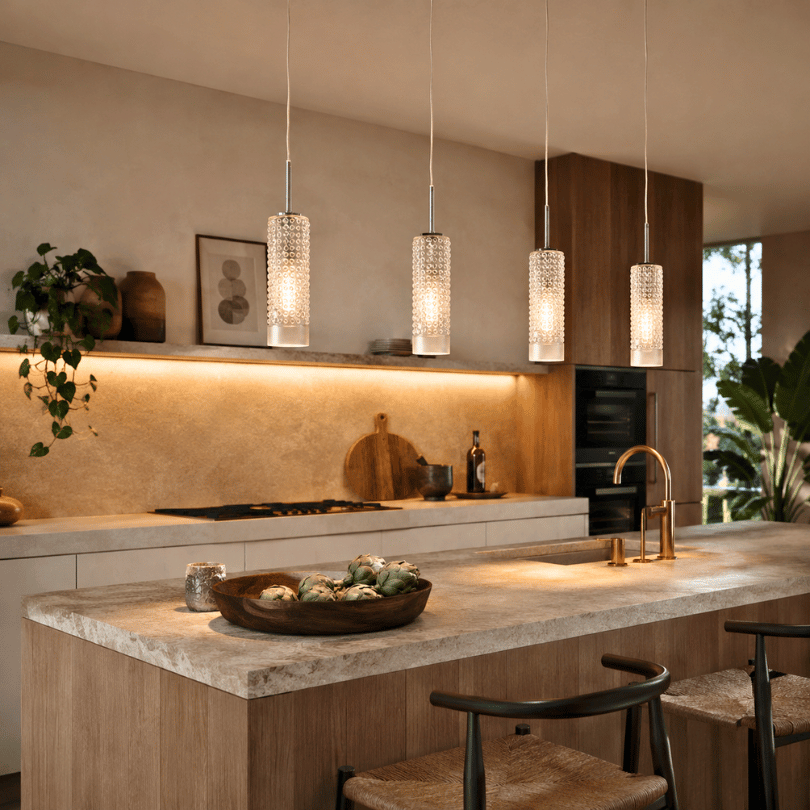 Hanglamp, bubbelglas cilinder – Peill &Putzler *5 stuks* | jaren ‘60 - Afbeelding 9