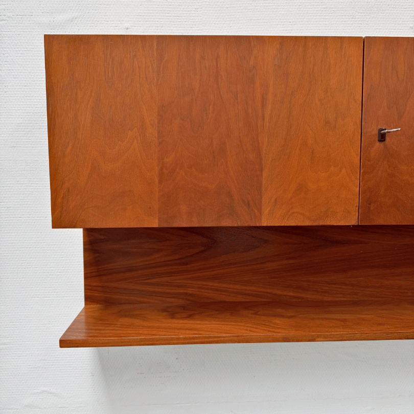 Wandkast met extra plank | jaren ‘60 - Afbeelding 4