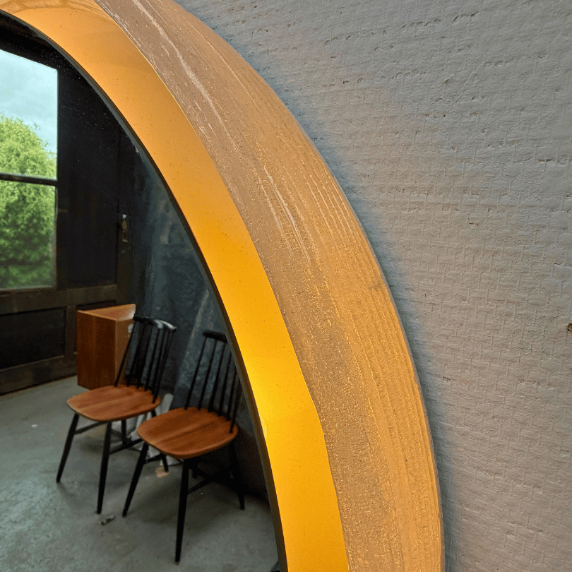 Spiegel verlicht, rond – Hillebrand | jaren ‘70 - Afbeelding 2