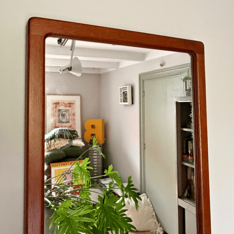 Spiegel XL, teak | jaren ‘60 - Afbeelding 4