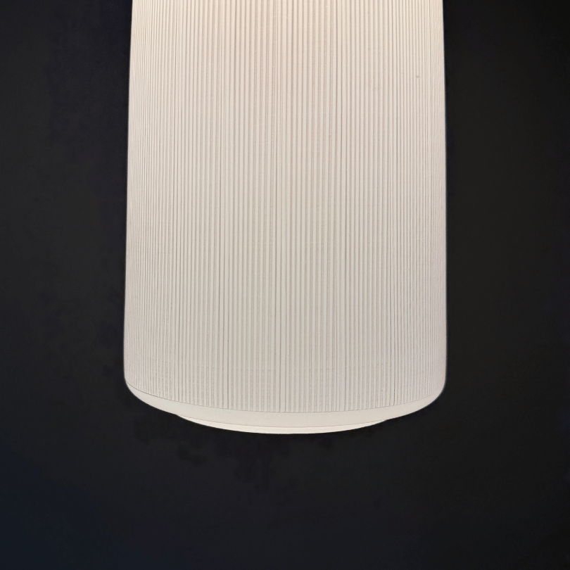 Hanglamp opaal glas – riet *2 stuks*| jaren ‘60 - Afbeelding 3