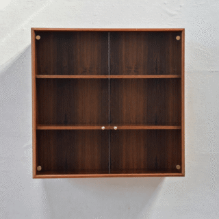 Wandvitrine, palissander – WK Möbel | jaren ‘60