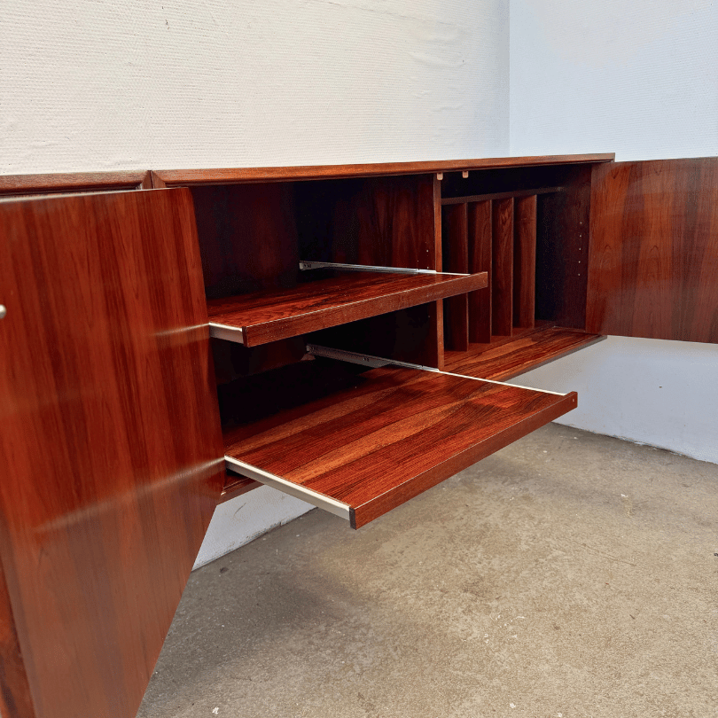 Zwevend dressoir, palissander – WK Möbel | jaren ‘60 - Afbeelding 3