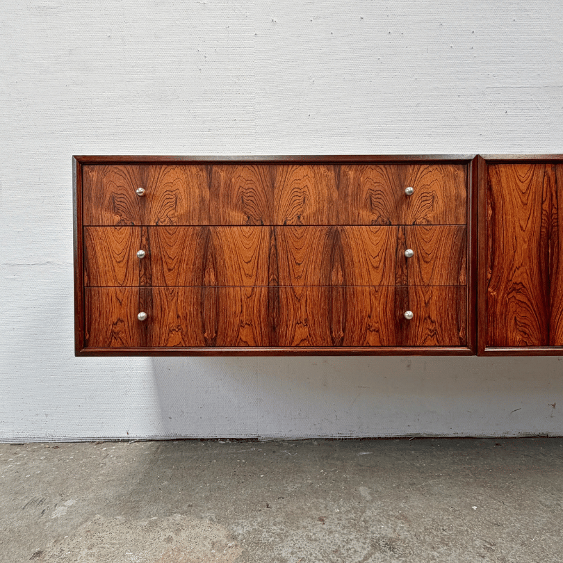 Zwevend dressoir, palissander – WK Möbel | jaren ‘60 - Afbeelding 6