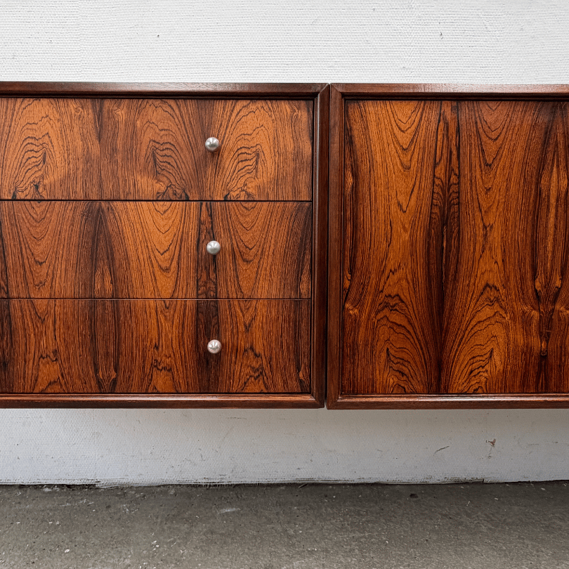 Zwevend dressoir, palissander – WK Möbel | jaren ‘60 - Afbeelding 8