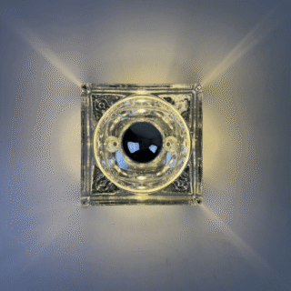 Wandlamp ‘Icecube’ – WILA *4 stuks* | jaren ‘70