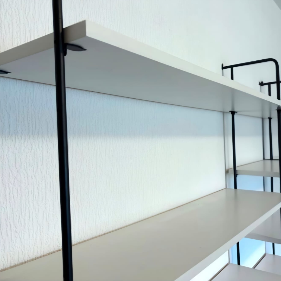 Wandkast zwart / wit – Hilker, Omnia | jaren ‘60 - Afbeelding 2