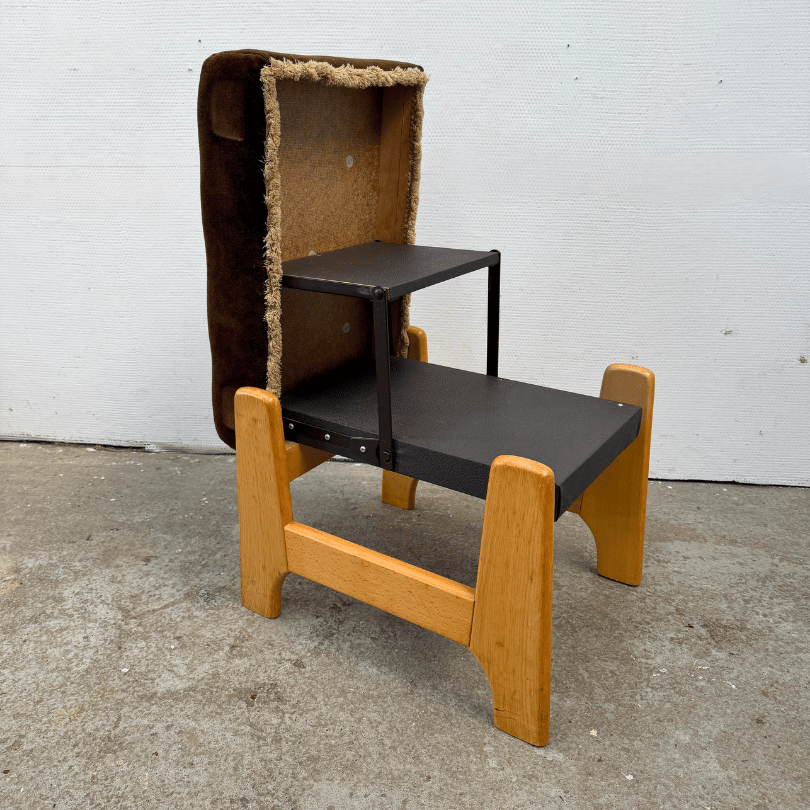 Vintage 2-in-1 hocker | jaren ‘70 - Afbeelding 2
